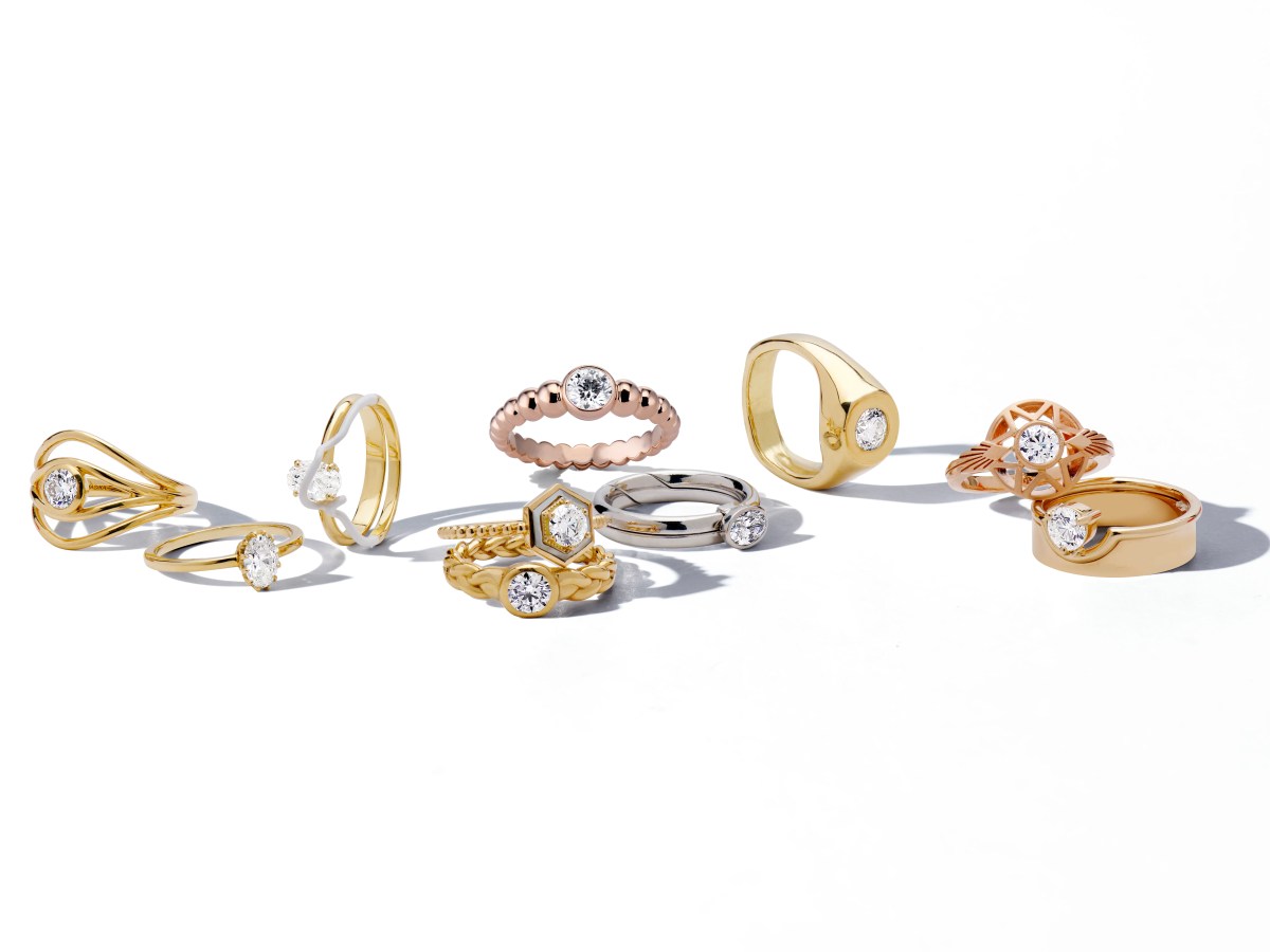 Ten/ten Botswana capsule collection of engagement rings