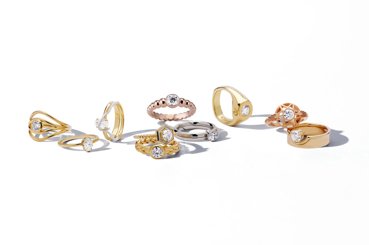 Ten/ten Botswana capsule collection of engagement rings